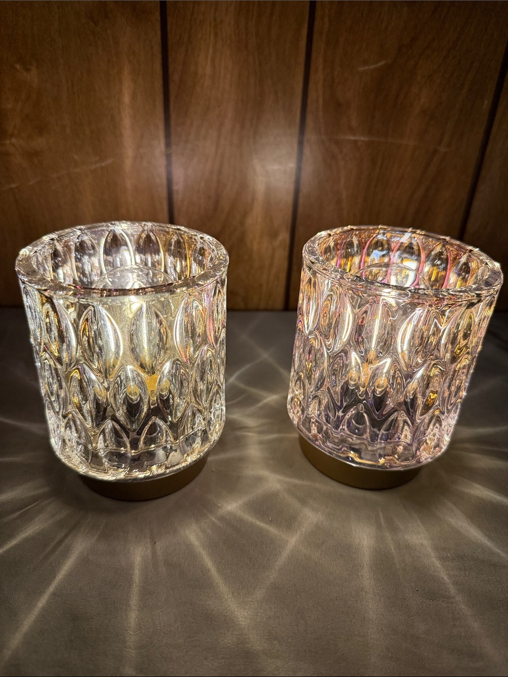 MJ Premier Battery Operated Illuminating Romantic Lights Cats Eye Lamps Set of 2